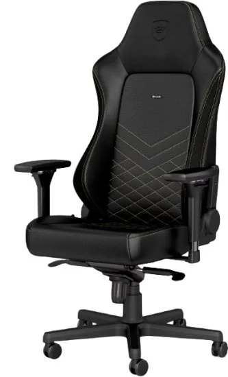 כיסא גיימינג סדרת Hero מבית Noblechairs - צבע שחור/זהב